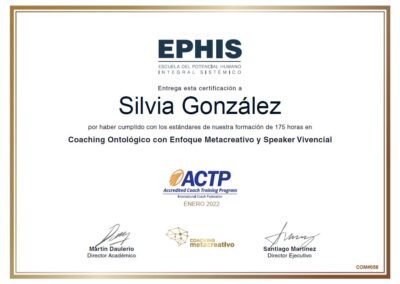 EPHIS Certificación Coaching Ontológico